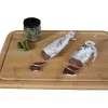 Planche à découper Bérard en bambou avec rigole et poche à jus 45x32cm