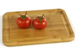 Planche à découper Bérard en bambou avec rigole et poche à jus 45x32cm