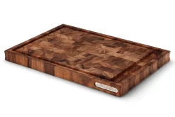 Planche à découper Continenta en bois d'acacia mosaïque + rigole
