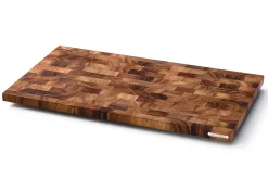 Planche à découper Continenta en bois d'acacia 54x29x2,5cm