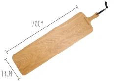 Planche à découper Dutchdeluxes XL SLIM FIT 19x70cm avec poignée