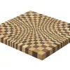 Planche à découper Legnoart Vega en rouvre naturel et thermo bois effet mosaïque