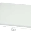 Planche à découper épaisse polyéthylène blanc HD500 60x40cm