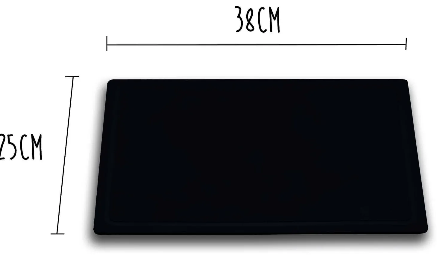 Planche à découper souple Wüsthof noire 38x25cm