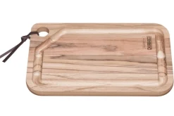 Planche à découper Tramontina Kitchen avec rigole en bois de teck FSC 34x23,3x1,8cm