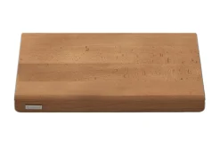 Planche à découper Wüsthof en hêtre et inox 40x25x4cm