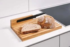 Planche à pain artisanale en bois de chêne Clap Design multifonction 44x28x2,8cm