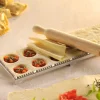 Planche à raviolis Gefu Tasca rectangulaires en polymère avec rouleau en bois