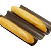 Plaque à baguettes Gobel anti-adhérent 4 gouttières 38x32 cm