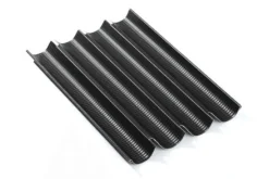 Plaque pour 4 baguettes de pain Exal Matfer aluminium gaufré