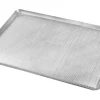 Plaque pâtissière perforée Gobel aluminium avec rebords