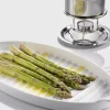 Plat à asperges Westmark en porcelaine blanc 40 x 20cm
