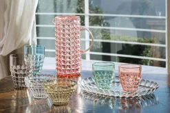 Plat de service transparent Guzzini Tiffany en acrylique 45x31x4,5cm