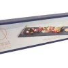 Plateau apéritif Artesà 60x15cm en ardoise et poignées cuivre