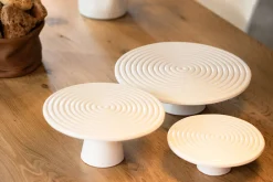 Plateau de présentation 25cm Dutch Deluxes en céramique blanche