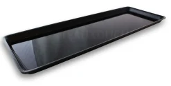 Plateau de présentation professionnel en Altuglas® noir - 58x21cm