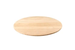 Plateau à fromage rotatif Continenta en bois d'hévéa