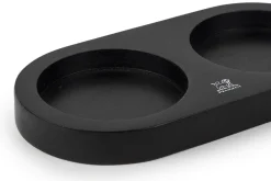 Plateau pour deux moulins Peugeot Linéa en bambou noir mat