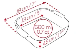 Plat four carré Peugeot Appolia en céramique vert sauge