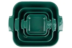 Plat four carré Peugeot Appolia en céramique vert forêt