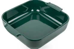 Plat four carré Peugeot Appolia en céramique vert forêt