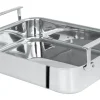 Plat à four Cristel 30x22cm trilaminé en acier inoxydable 18/10