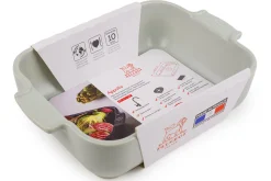 Plat four rectangle Peugeot Appolia en céramique vert sauge