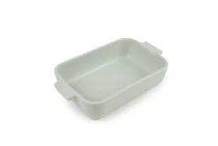 Plat four rectangle Peugeot Appolia en céramique vert sauge