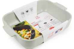 Plat four rectangle Peugeot Appolia en céramique vert sauge