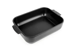 Plat four rectangle Peugeot Appolia en céramique noire satinée