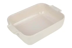 Plat four rectangle Peugeot Appolia en céramique écru 20x15,5x5,5cm