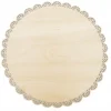 Plat à gâteau rond bord dentelle Scrapcooking en bois 29cm