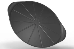 Plat à pizza Cookut Le Formidable avec coupe-pizza graphite