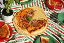 Plat à pizza Cookut Le Formidable avec coupe-pizza mangue - Édition limitée 2026