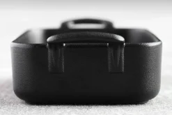 Plat rectangulaire Revol Belle Cuisine 26x18,5cm en porcelaine noire effet fonte