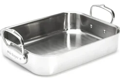 Plat à rôtir De Buyer Affinity 35x25cm en acier inoxydable 5 ply
