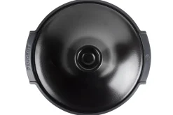 Plat à tajine Peugeot Atlas en céramique noir satin diamètre 30cm