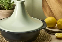 Plat à tajine Peugeot Atlas en céramique vert sauge diamètre 30cm