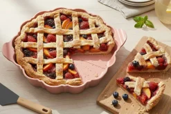 Plat à tarte Cookut Le Formidable avec coupe-tarte guimauve