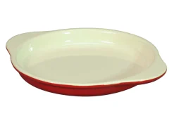 Plat à œuf rond en fonte émaillée - diamètre 16cm