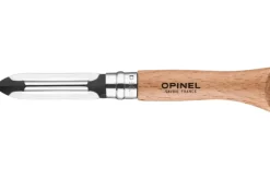 Éplucheur de poche Opinel n°06 lame 6cm manche hêtre