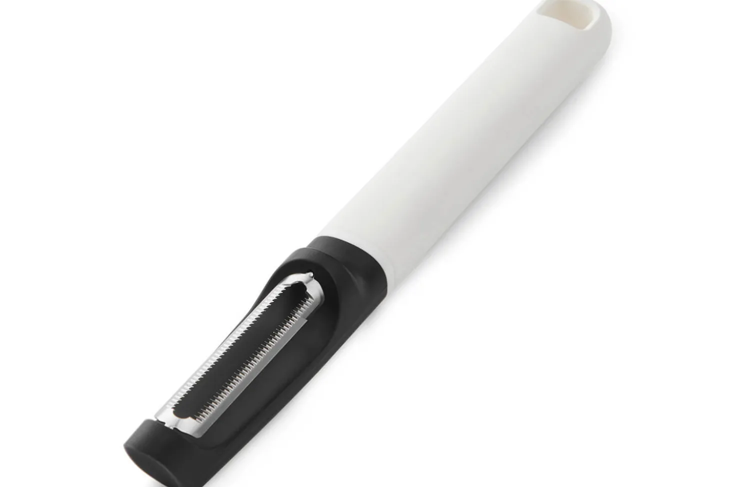 Éplucheur Kitchen Aid Euro lame dentée double tranchant en acier inoxydable