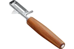 Éplucheur Triangle Sense lame mobile en inox et manche prunier
