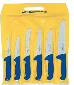 Pochette de 6 couteaux de boucher DICK ERGOGRIP acier NSF