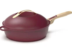 Poêle antiadhérente Cookut La Fabuleuse 8-en-1 rubis