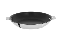 Poêle antiadhérente Cristel Casteline Exceliss amovible en inox 5 plis