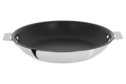 Poêle antiadhérente Cristel Casteline Exceliss amovible en inox 5 plis