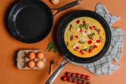 Poêle antiadhésive Cristel Castel'Pro Ultralu® en aluminium forgé et revêtement Ceraliss+