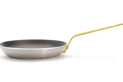 Poêle antiadhésive De Buyer Choc Resto Induction jaune en aluminium