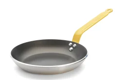 Poêle antiadhésive De Buyer Choc Classic HACCP jaune en aluminium